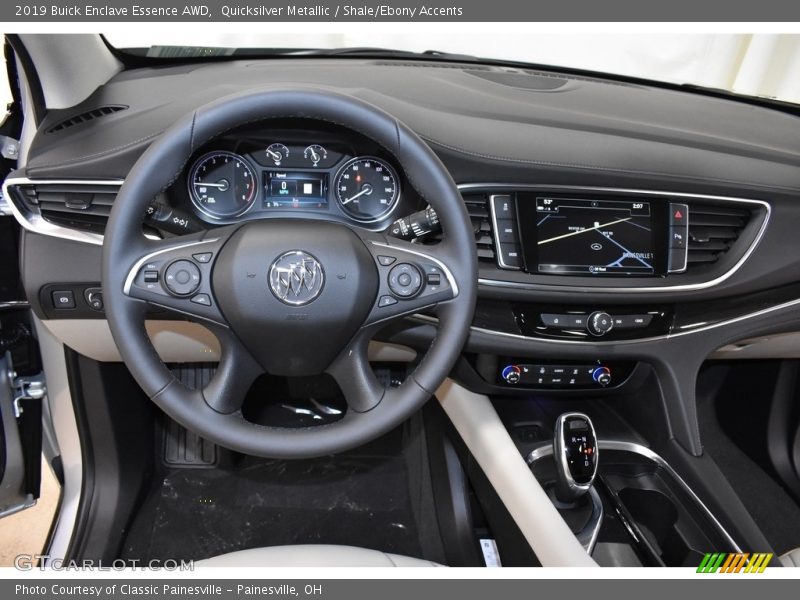 Quicksilver Metallic / Shale/Ebony Accents 2019 Buick Enclave Essence AWD