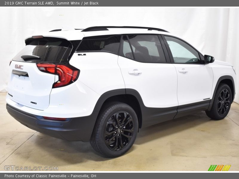 Summit White / Jet Black 2019 GMC Terrain SLE AWD