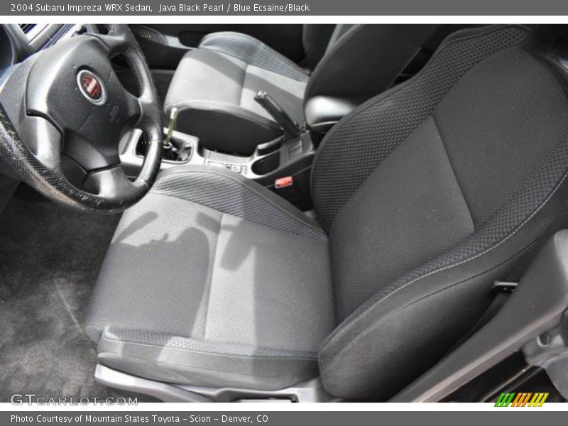 Java Black Pearl / Blue Ecsaine/Black 2004 Subaru Impreza WRX Sedan