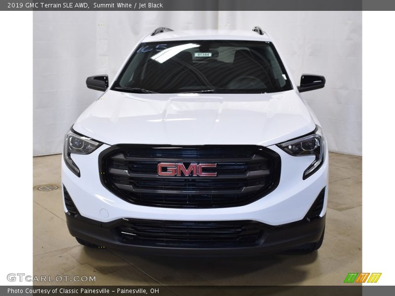 Summit White / Jet Black 2019 GMC Terrain SLE AWD