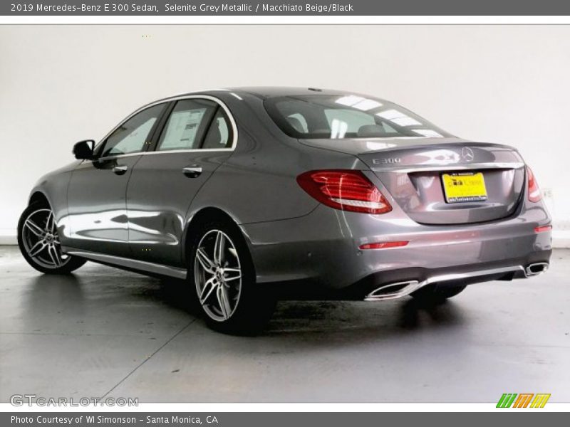 Selenite Grey Metallic / Macchiato Beige/Black 2019 Mercedes-Benz E 300 Sedan