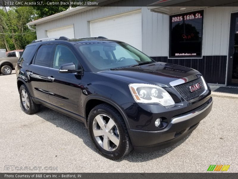 Carbon Black Metallic / Ebony 2012 GMC Acadia SLT