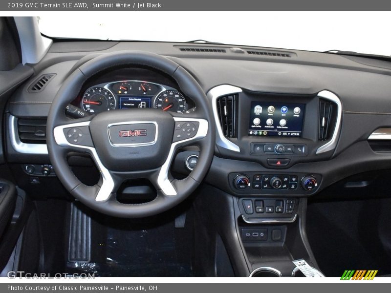 Summit White / Jet Black 2019 GMC Terrain SLE AWD