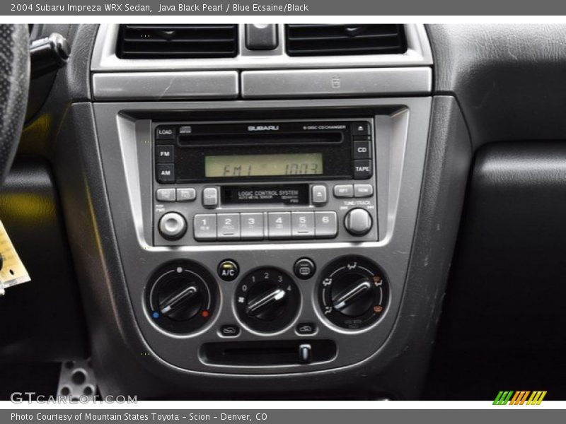 Java Black Pearl / Blue Ecsaine/Black 2004 Subaru Impreza WRX Sedan