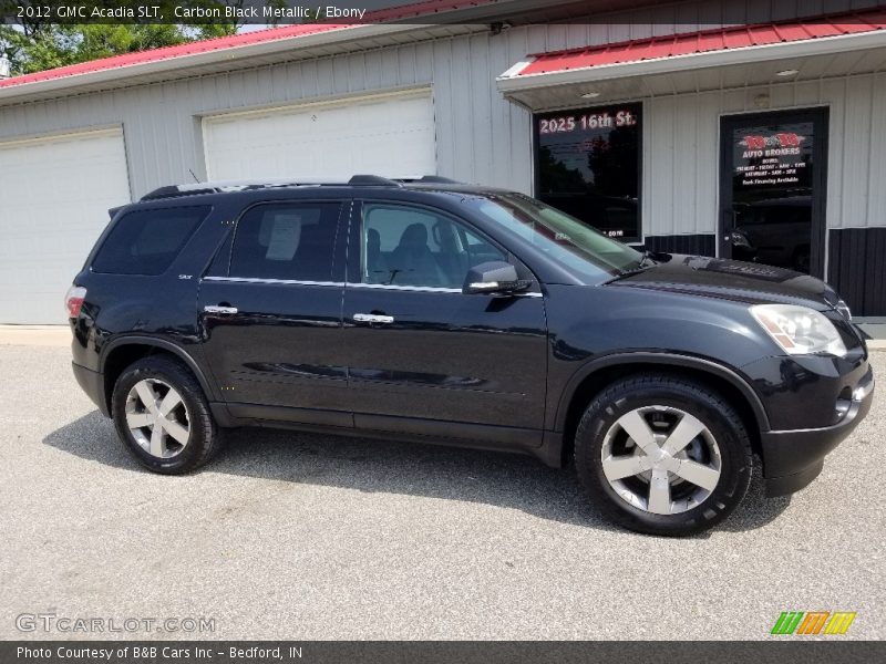 Carbon Black Metallic / Ebony 2012 GMC Acadia SLT