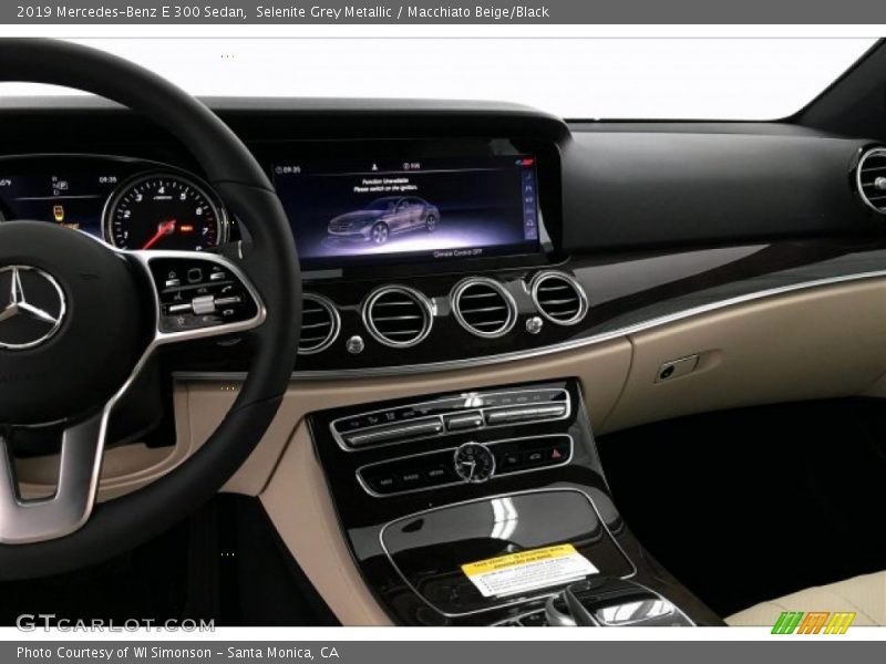 Selenite Grey Metallic / Macchiato Beige/Black 2019 Mercedes-Benz E 300 Sedan