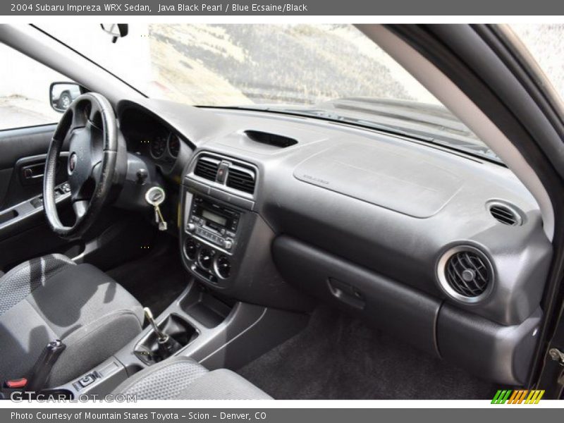 Java Black Pearl / Blue Ecsaine/Black 2004 Subaru Impreza WRX Sedan