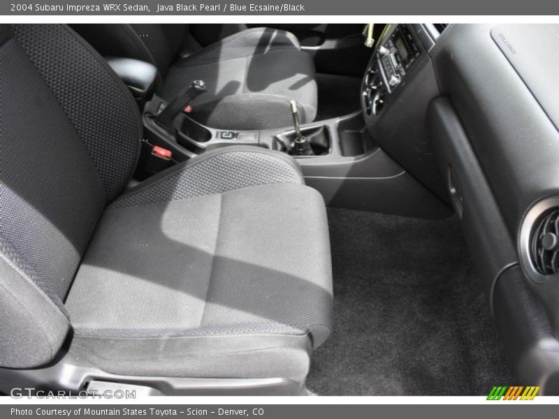 Java Black Pearl / Blue Ecsaine/Black 2004 Subaru Impreza WRX Sedan