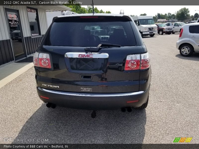 Carbon Black Metallic / Ebony 2012 GMC Acadia SLT