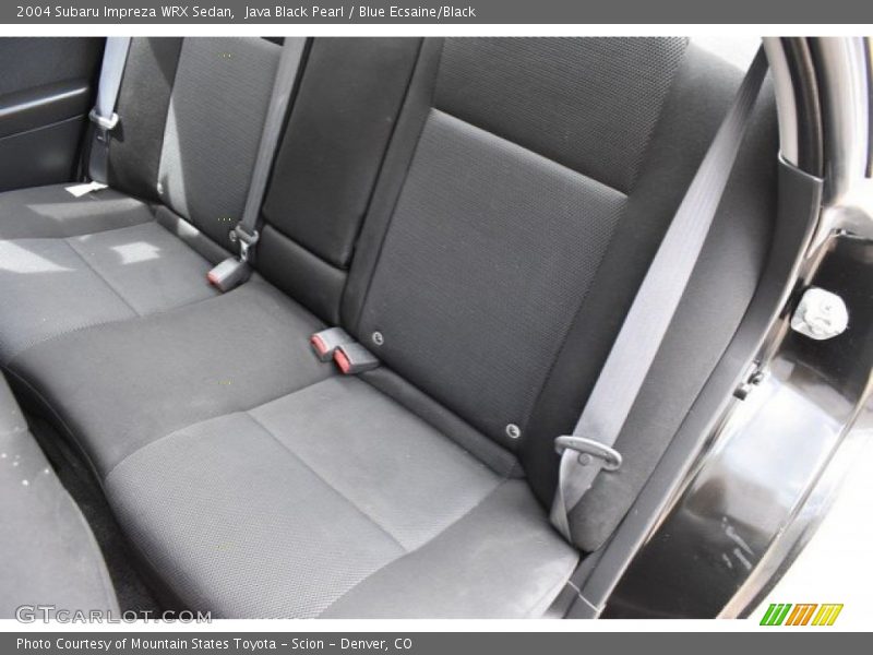 Java Black Pearl / Blue Ecsaine/Black 2004 Subaru Impreza WRX Sedan