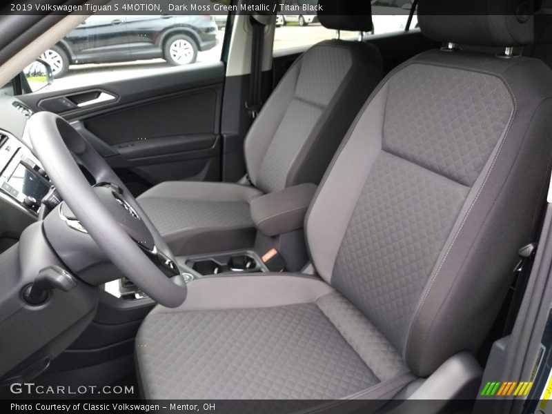 Dark Moss Green Metallic / Titan Black 2019 Volkswagen Tiguan S 4MOTION