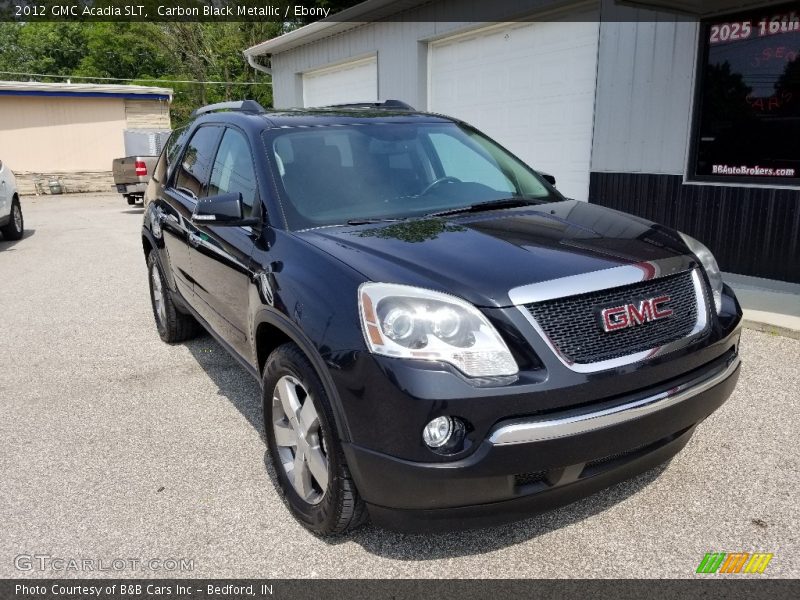 Carbon Black Metallic / Ebony 2012 GMC Acadia SLT