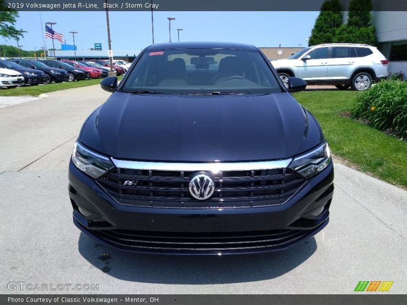 Black / Storm Gray 2019 Volkswagen Jetta R-Line