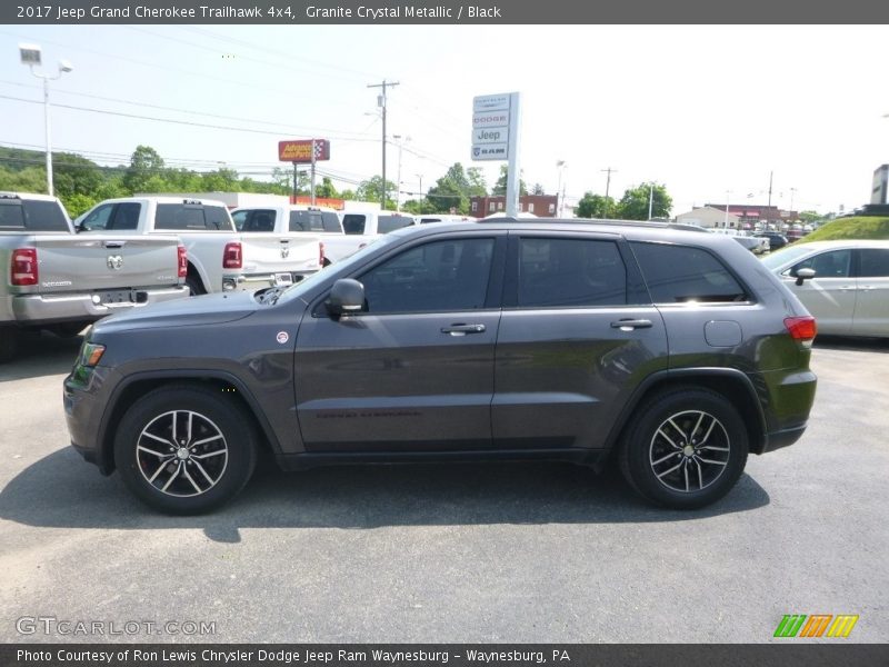 Granite Crystal Metallic / Black 2017 Jeep Grand Cherokee Trailhawk 4x4