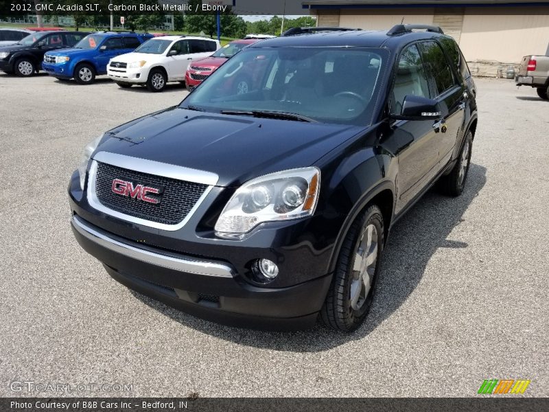 Carbon Black Metallic / Ebony 2012 GMC Acadia SLT