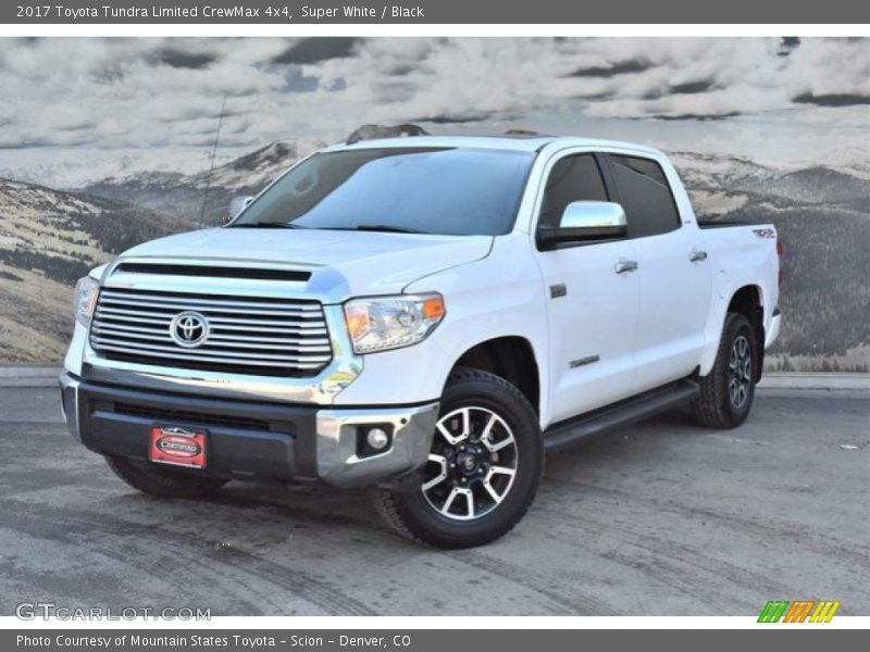 Super White / Black 2017 Toyota Tundra Limited CrewMax 4x4