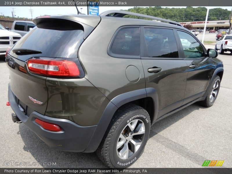 ECO Green Pearl / Morocco - Black 2014 Jeep Cherokee Trailhawk 4x4