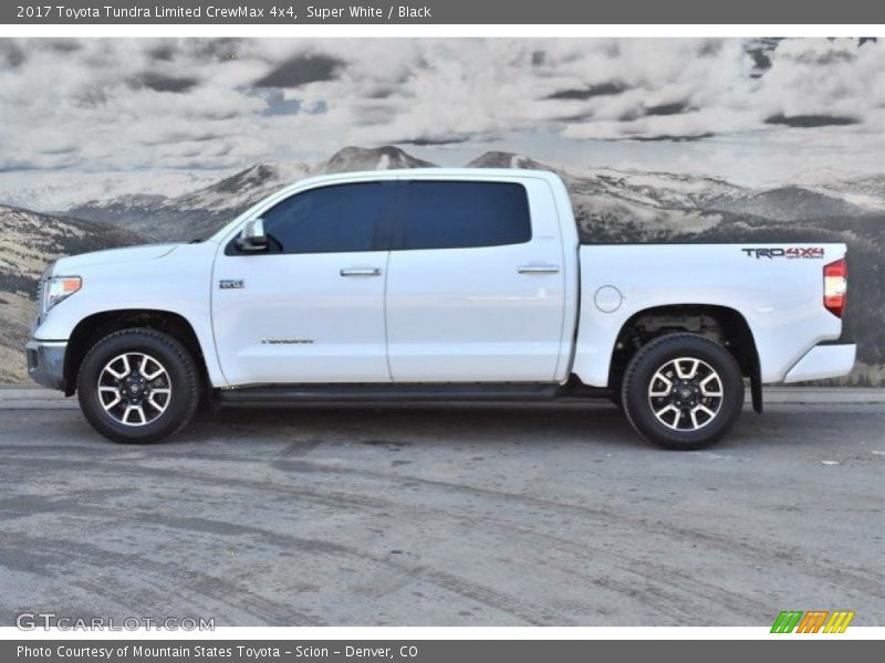 Super White / Black 2017 Toyota Tundra Limited CrewMax 4x4