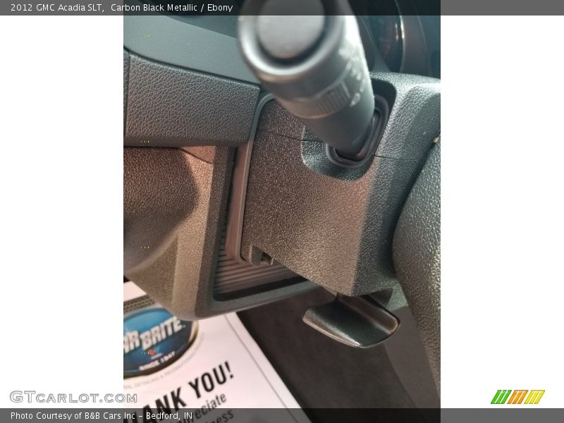 Carbon Black Metallic / Ebony 2012 GMC Acadia SLT