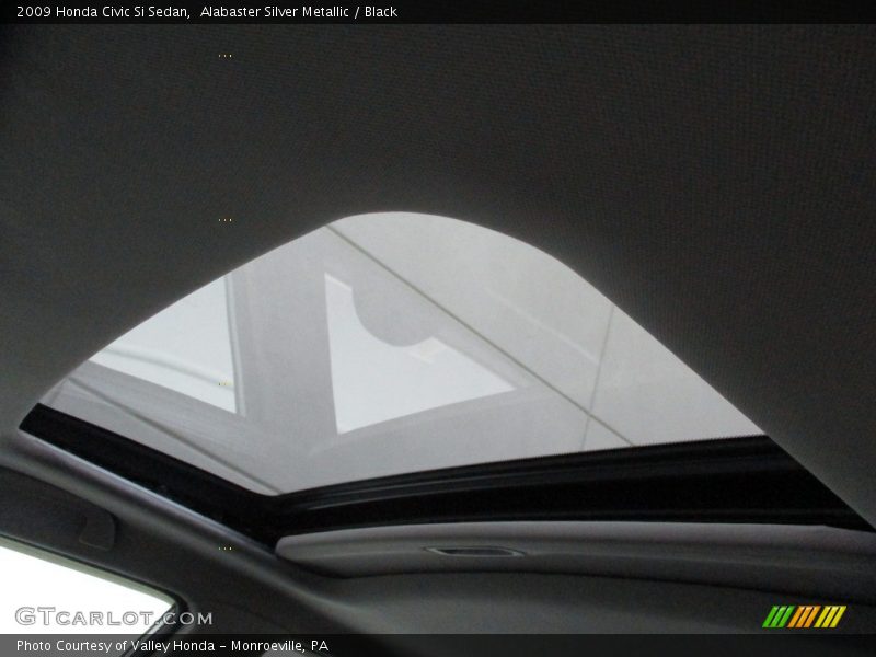 Alabaster Silver Metallic / Black 2009 Honda Civic Si Sedan
