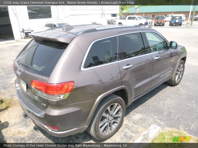 Walnut Brown Metallic / Brown/Light Frost Beige 2018 Jeep Grand Cherokee Overland 4x4
