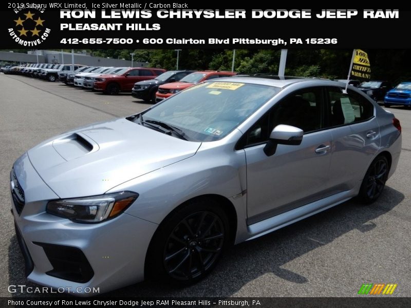 Ice Silver Metallic / Carbon Black 2019 Subaru WRX Limited