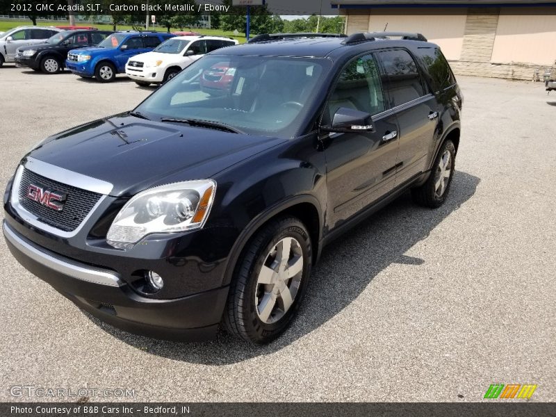 Carbon Black Metallic / Ebony 2012 GMC Acadia SLT