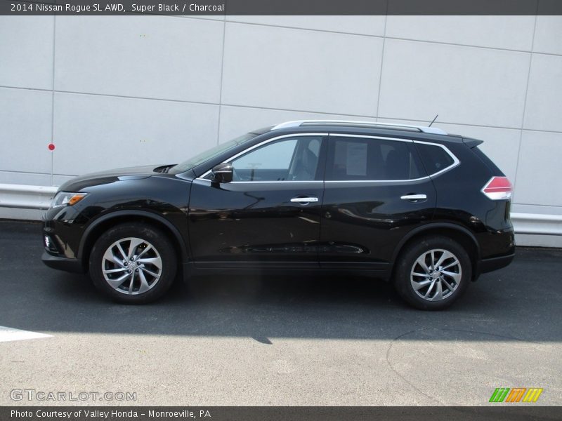 Super Black / Charcoal 2014 Nissan Rogue SL AWD