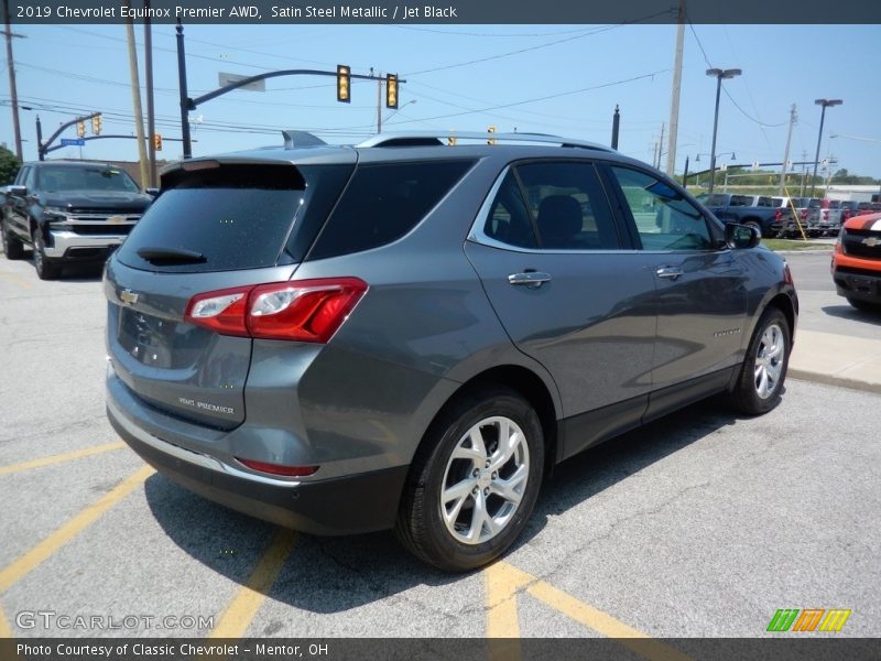 Satin Steel Metallic / Jet Black 2019 Chevrolet Equinox Premier AWD