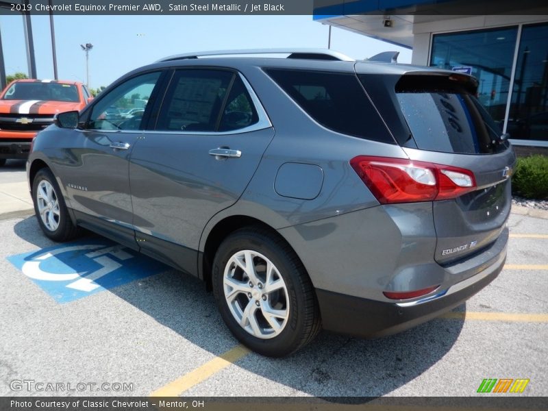 Satin Steel Metallic / Jet Black 2019 Chevrolet Equinox Premier AWD