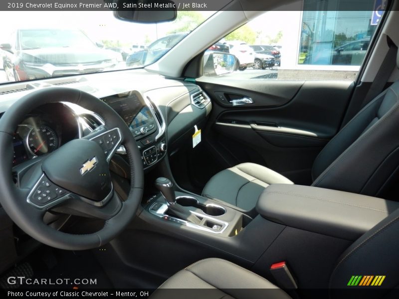 Satin Steel Metallic / Jet Black 2019 Chevrolet Equinox Premier AWD