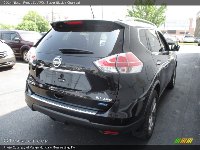 Super Black / Charcoal 2014 Nissan Rogue SL AWD