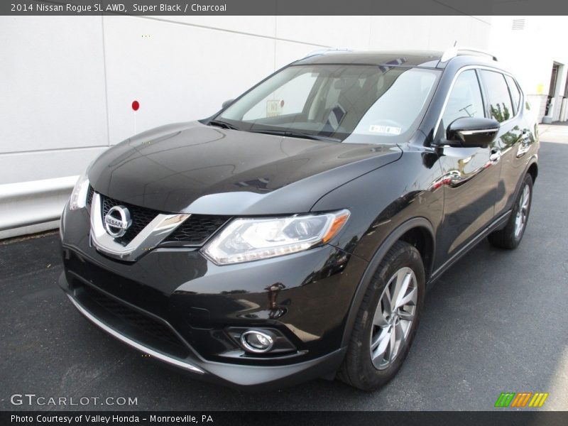 Super Black / Charcoal 2014 Nissan Rogue SL AWD