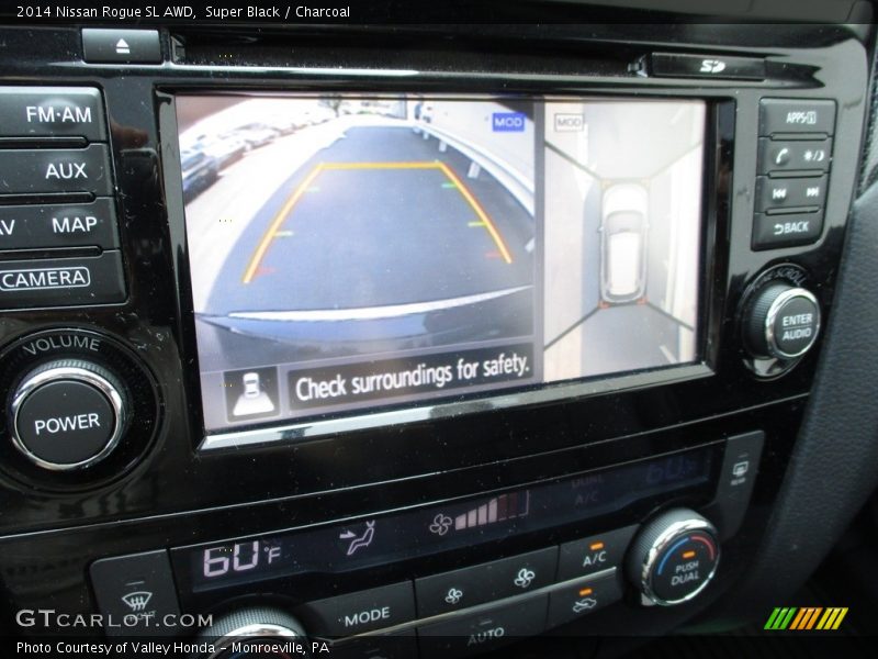 Super Black / Charcoal 2014 Nissan Rogue SL AWD