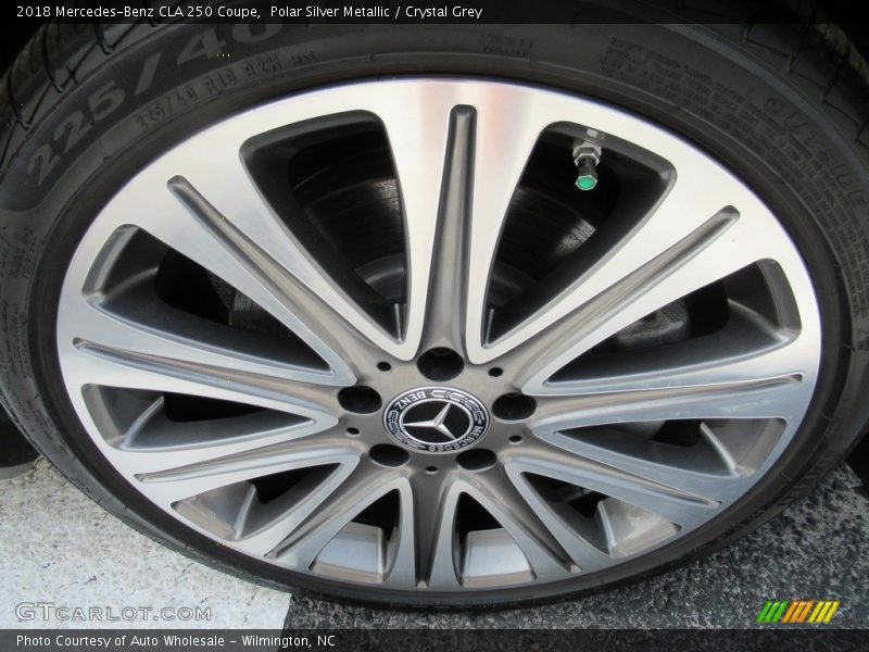 Polar Silver Metallic / Crystal Grey 2018 Mercedes-Benz CLA 250 Coupe