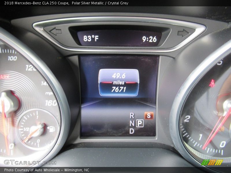 Polar Silver Metallic / Crystal Grey 2018 Mercedes-Benz CLA 250 Coupe