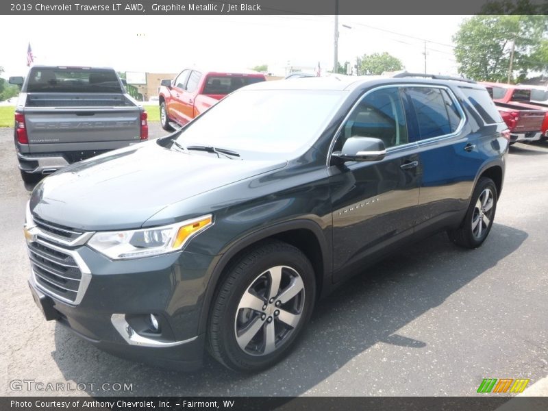 Graphite Metallic / Jet Black 2019 Chevrolet Traverse LT AWD