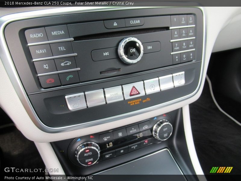 Polar Silver Metallic / Crystal Grey 2018 Mercedes-Benz CLA 250 Coupe