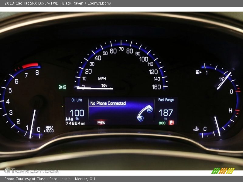 Black Raven / Ebony/Ebony 2013 Cadillac SRX Luxury FWD