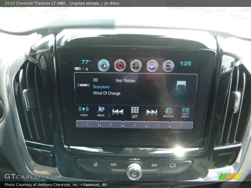 Graphite Metallic / Jet Black 2019 Chevrolet Traverse LT AWD