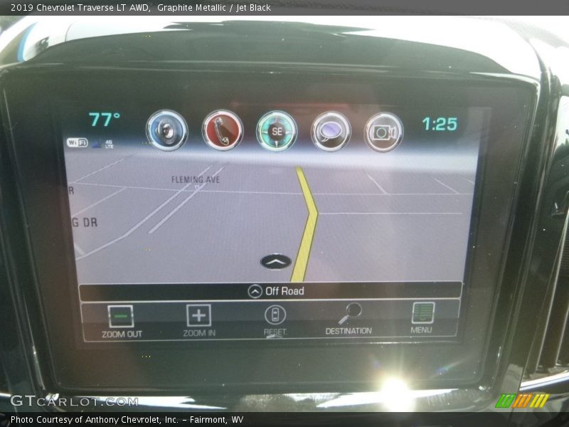 Graphite Metallic / Jet Black 2019 Chevrolet Traverse LT AWD