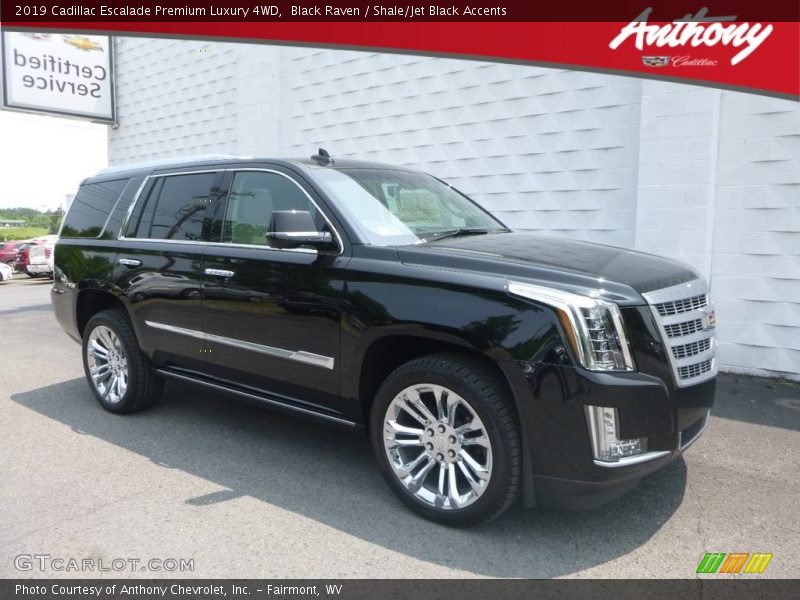 Black Raven / Shale/Jet Black Accents 2019 Cadillac Escalade Premium Luxury 4WD