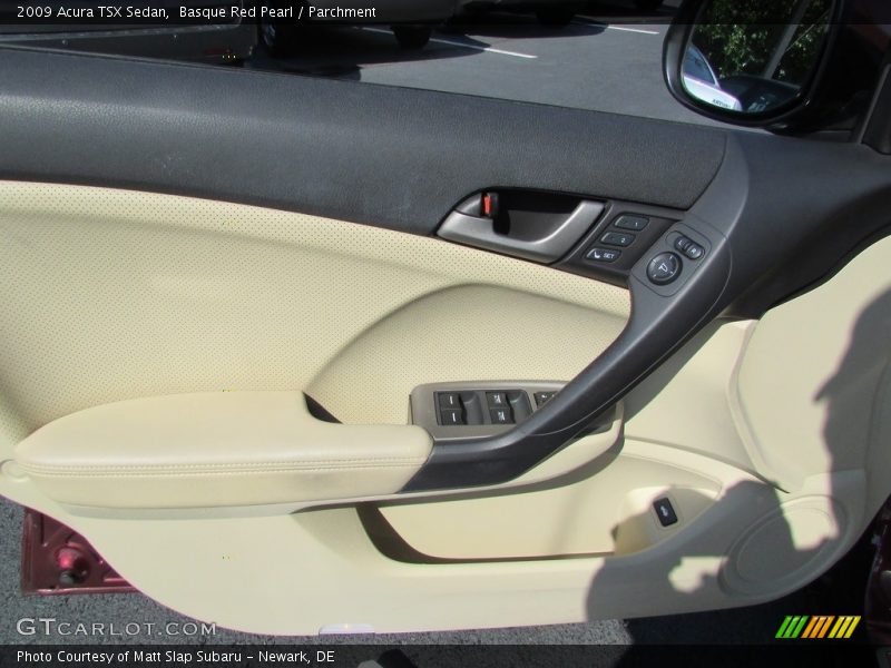 Basque Red Pearl / Parchment 2009 Acura TSX Sedan