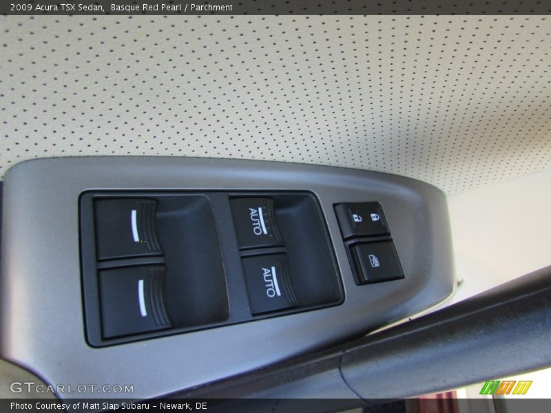 Basque Red Pearl / Parchment 2009 Acura TSX Sedan