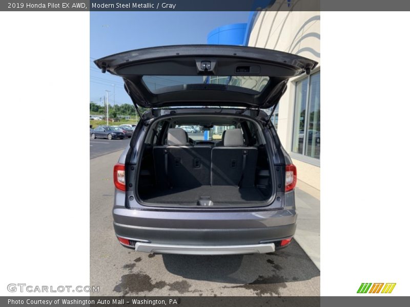 Modern Steel Metallic / Gray 2019 Honda Pilot EX AWD