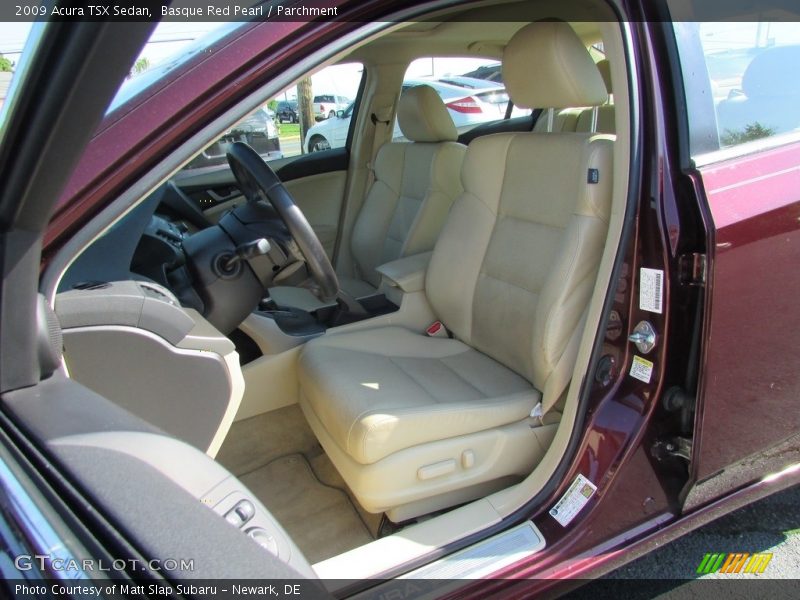 Basque Red Pearl / Parchment 2009 Acura TSX Sedan