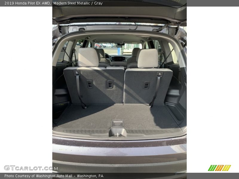 Modern Steel Metallic / Gray 2019 Honda Pilot EX AWD