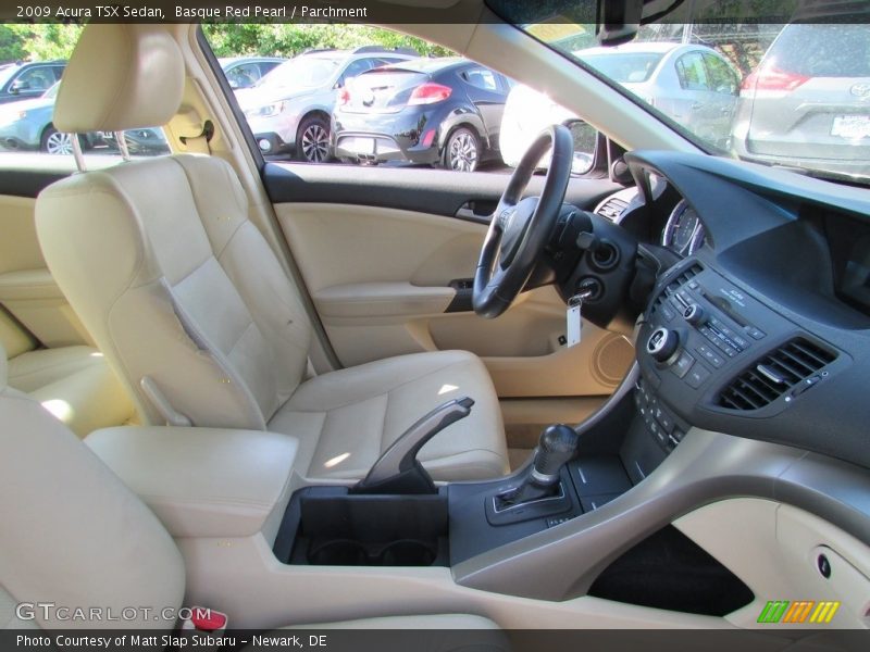 Basque Red Pearl / Parchment 2009 Acura TSX Sedan