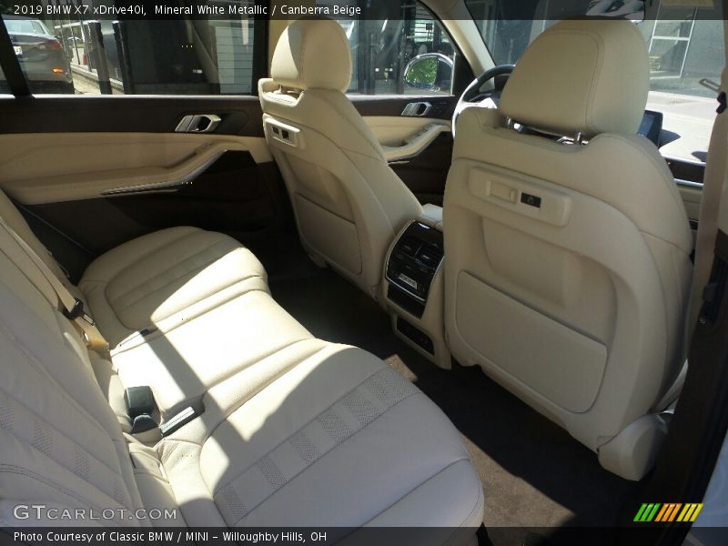 Mineral White Metallic / Canberra Beige 2019 BMW X7 xDrive40i