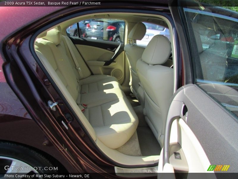 Basque Red Pearl / Parchment 2009 Acura TSX Sedan